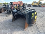 Used Padding Bucket in yard,Front of used Padding Bucket,Back of used Remu Padding Bucket